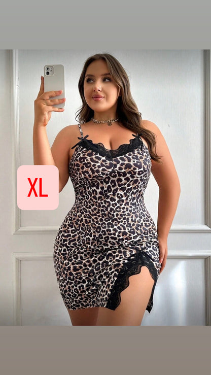 Camisón animal print XL