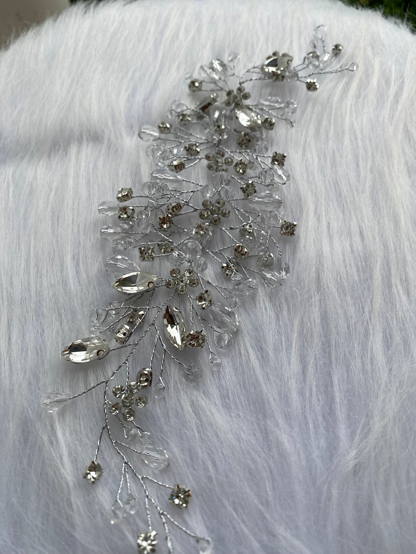 Decorado para cabello de novia