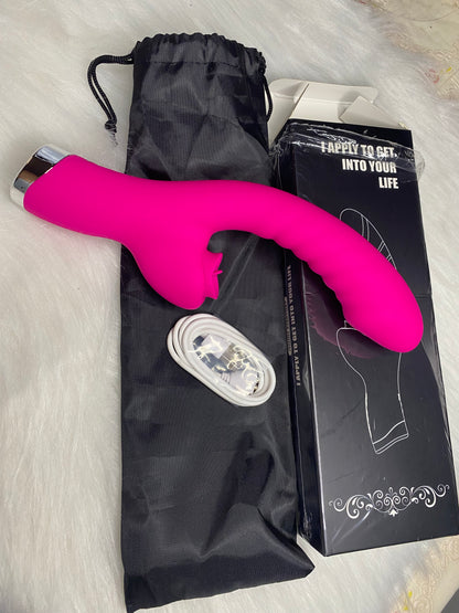 Vibrador 2 en 1 con lenguita