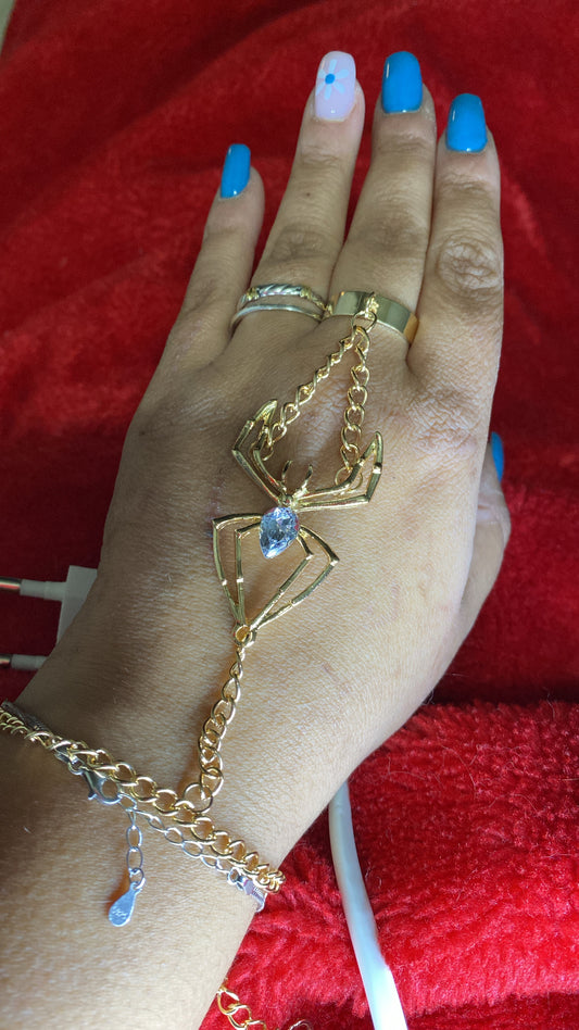 Pulsera c/ anillo araña