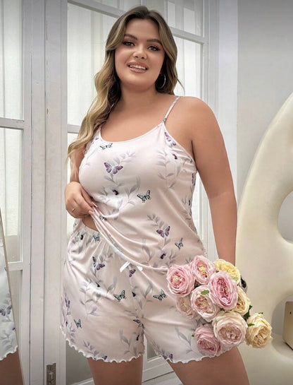 Pijama con mariposas 4XL