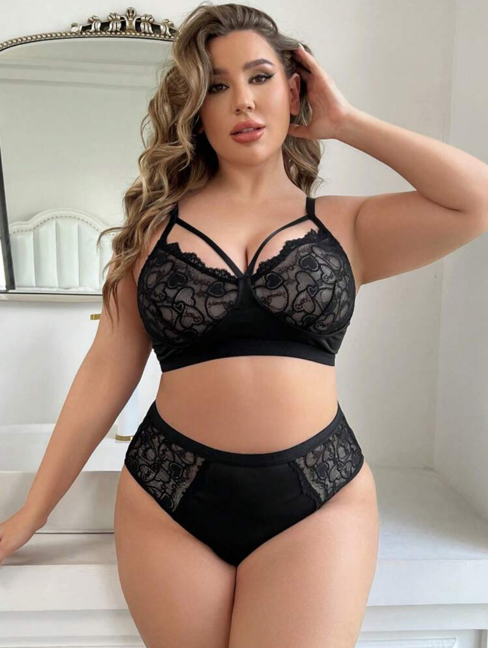 Conjunto negro 3XL