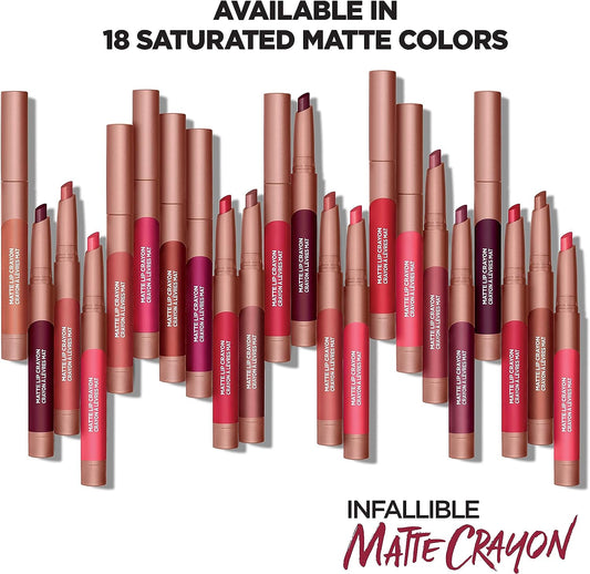Lápiz Labial Matte Infallible L'Oreal Paris
