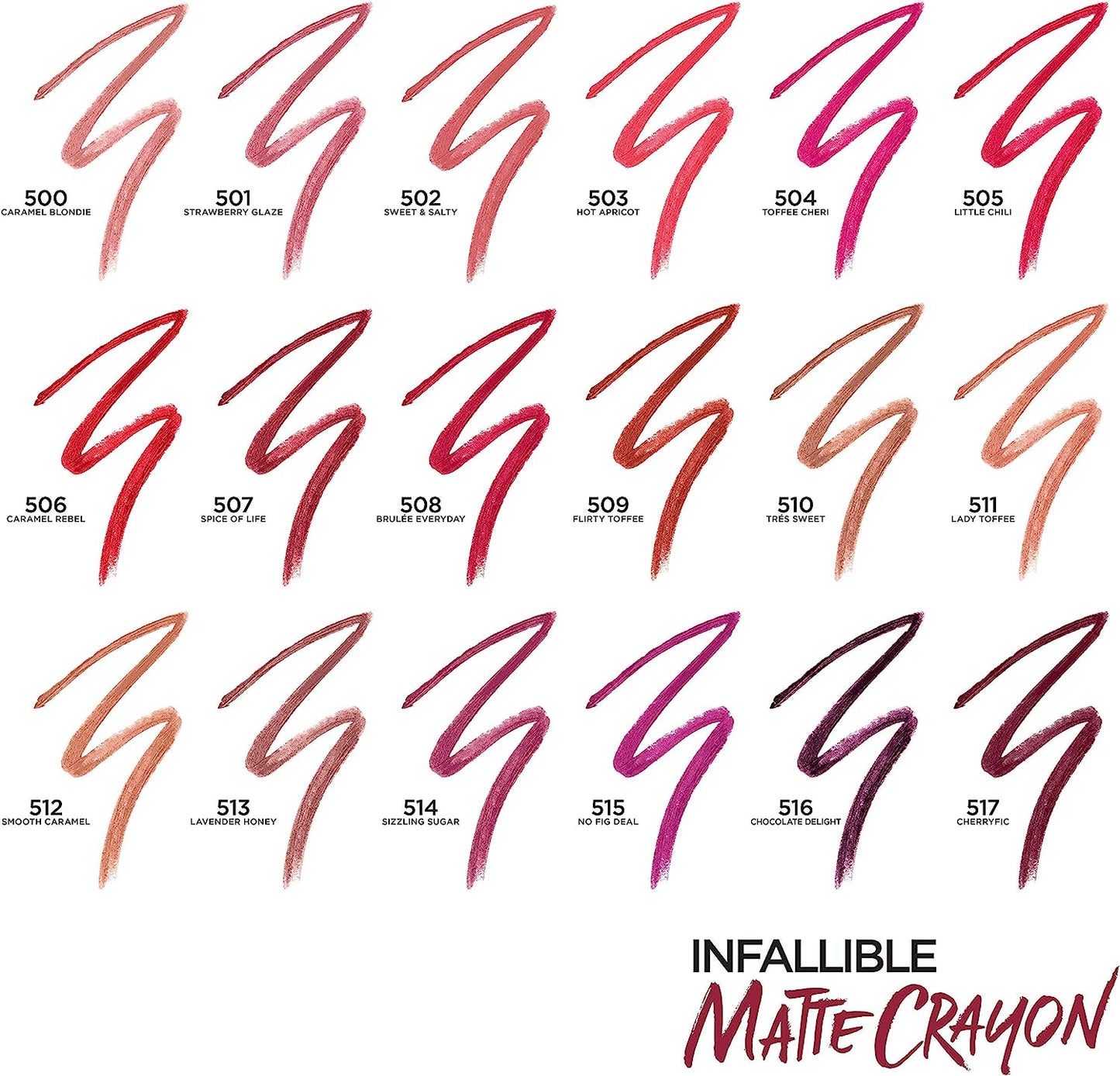Lápiz Labial Matte Infallible L'Oreal Paris