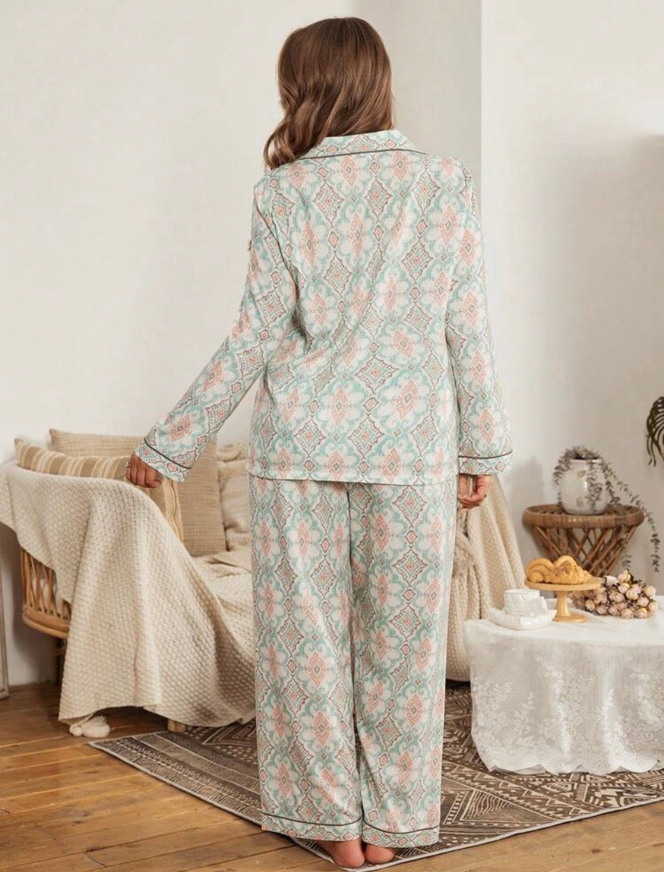 Pijama verde 4XL