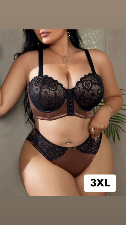 Conjunto marrón 3XL
