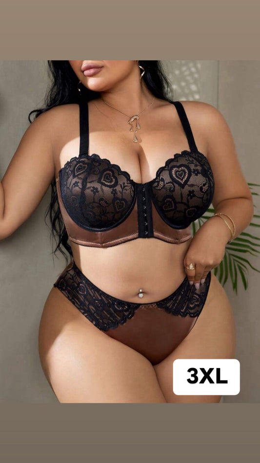 Conjunto marrón 3XL
