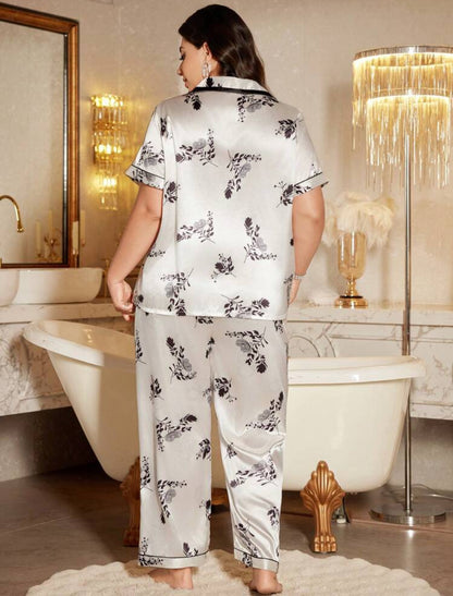 Pijama satén 2XL
