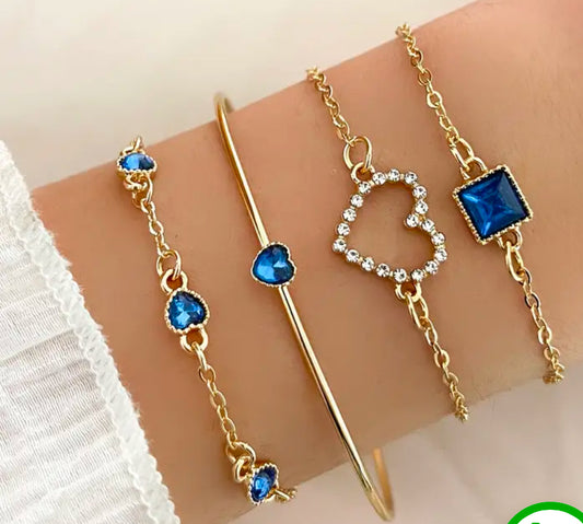 Conjunto de pulseras 4piezas