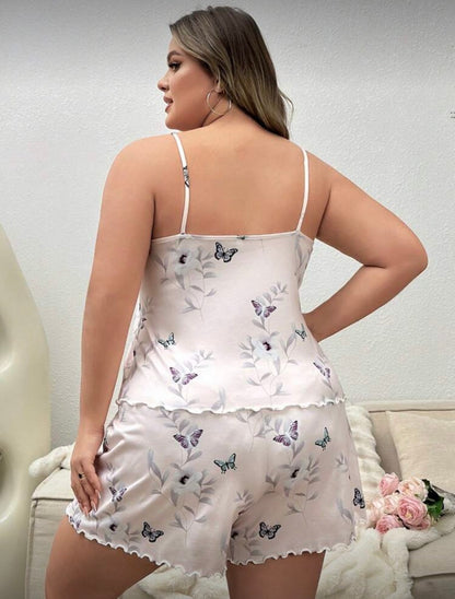 Pijama con mariposas 4XL