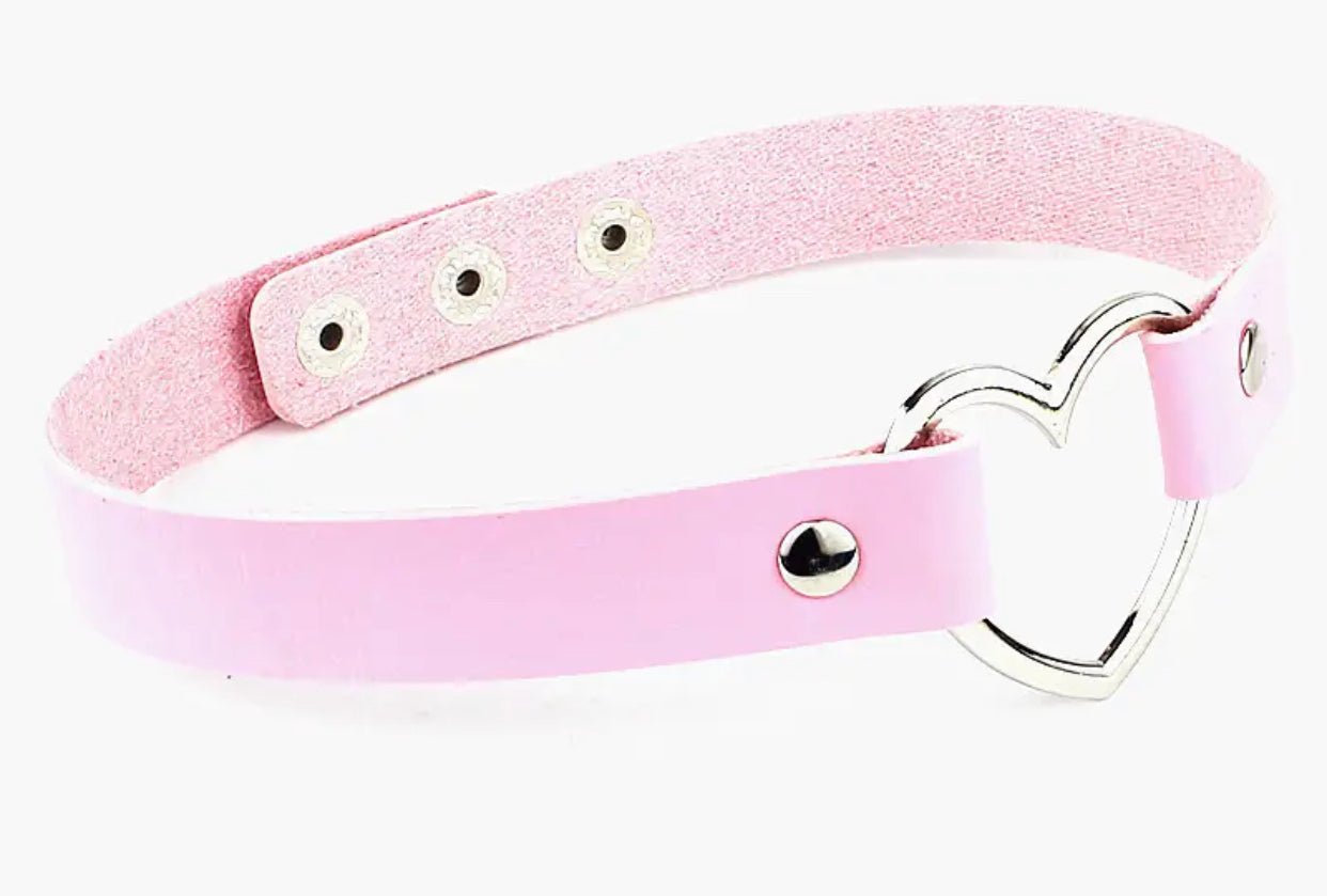 Choker Corazón Rosa