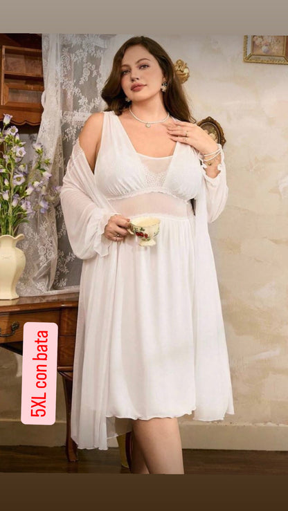 Camisón + bata 5XL