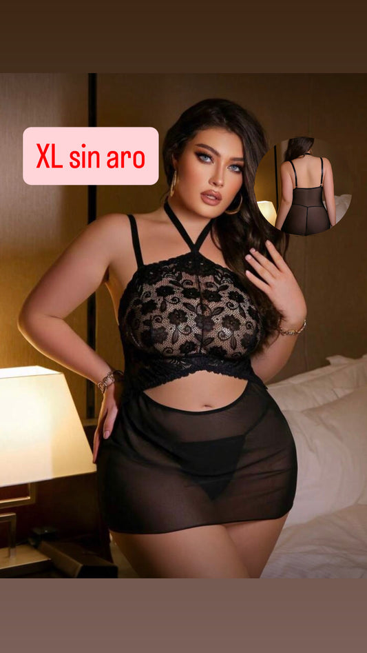 Babydoll XL negro