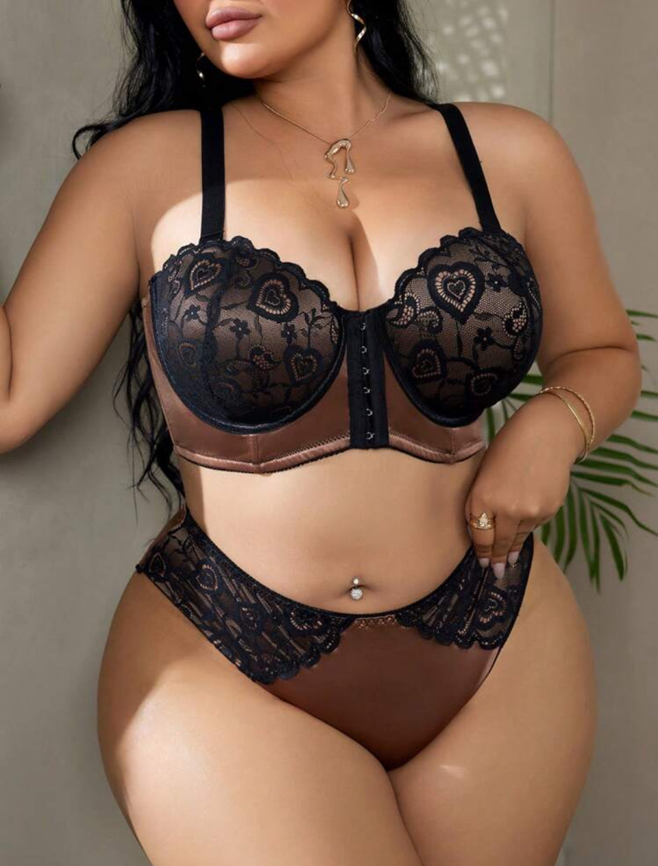 Conjunto marrón 3XL