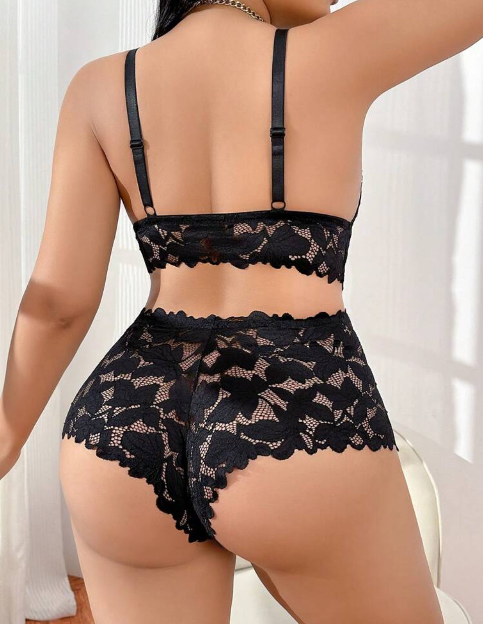 Conjunto negro 4XL