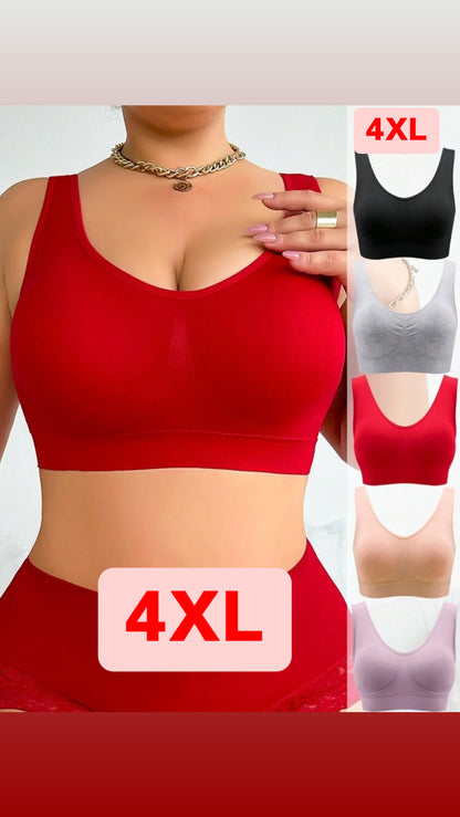 Sujetador deportivo grande 4XL
