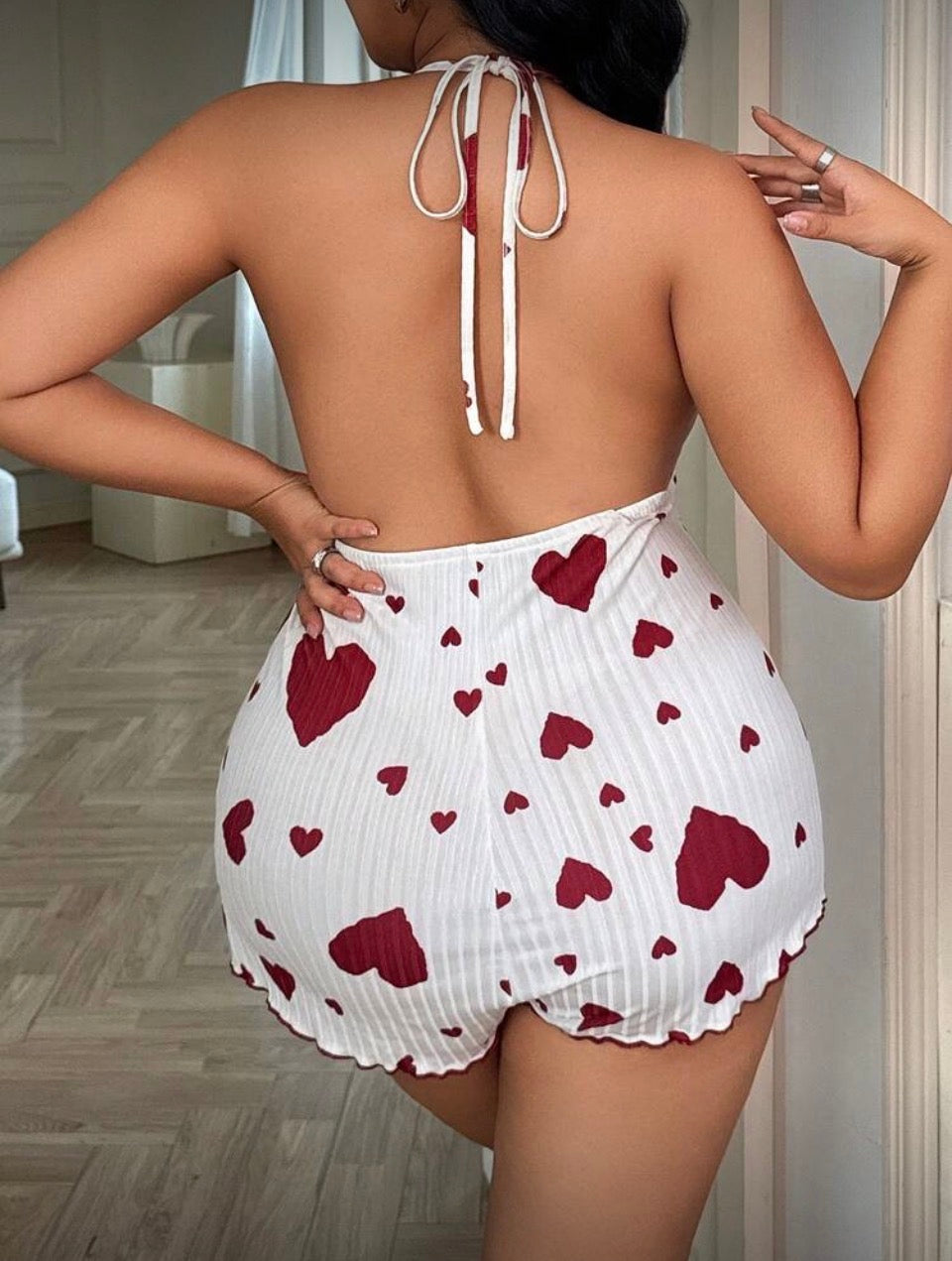 Mono con corazones 3XL