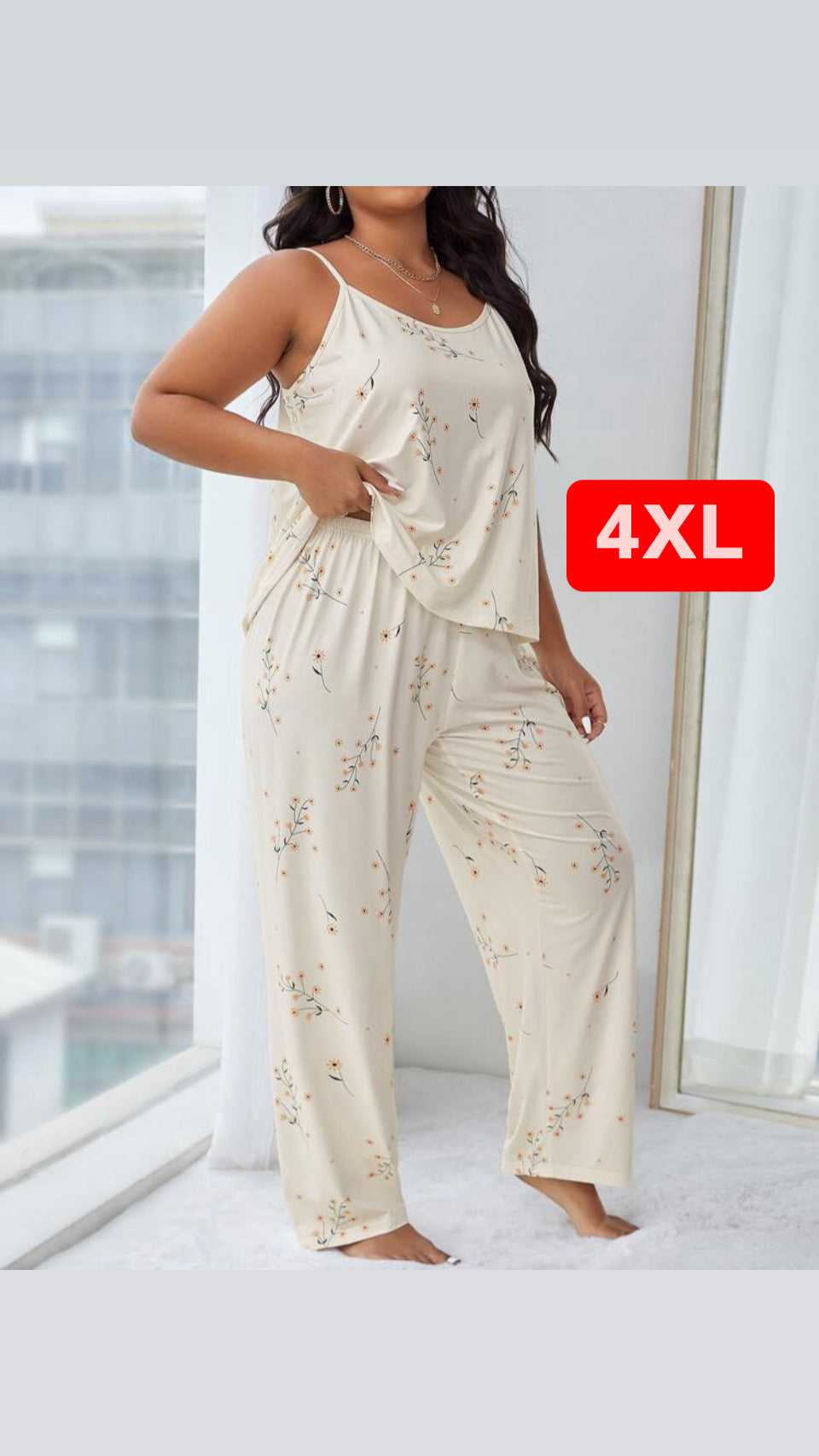 Pijama amarillo 4XL