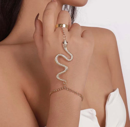 Pulera c/ anillo serpiente