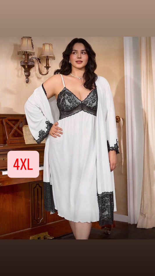 Camisón + bata 4XL