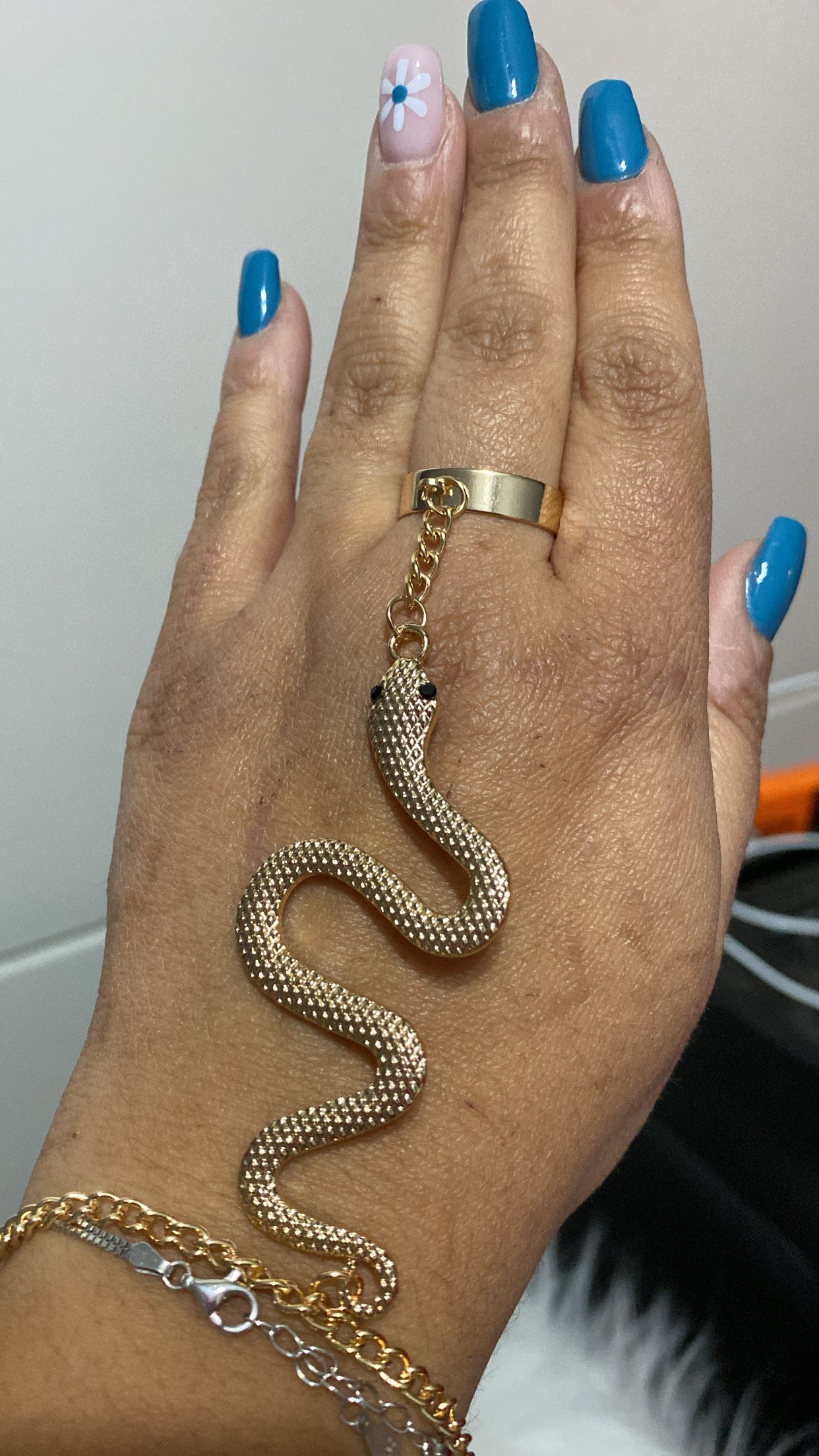 Pulera c/ anillo serpiente