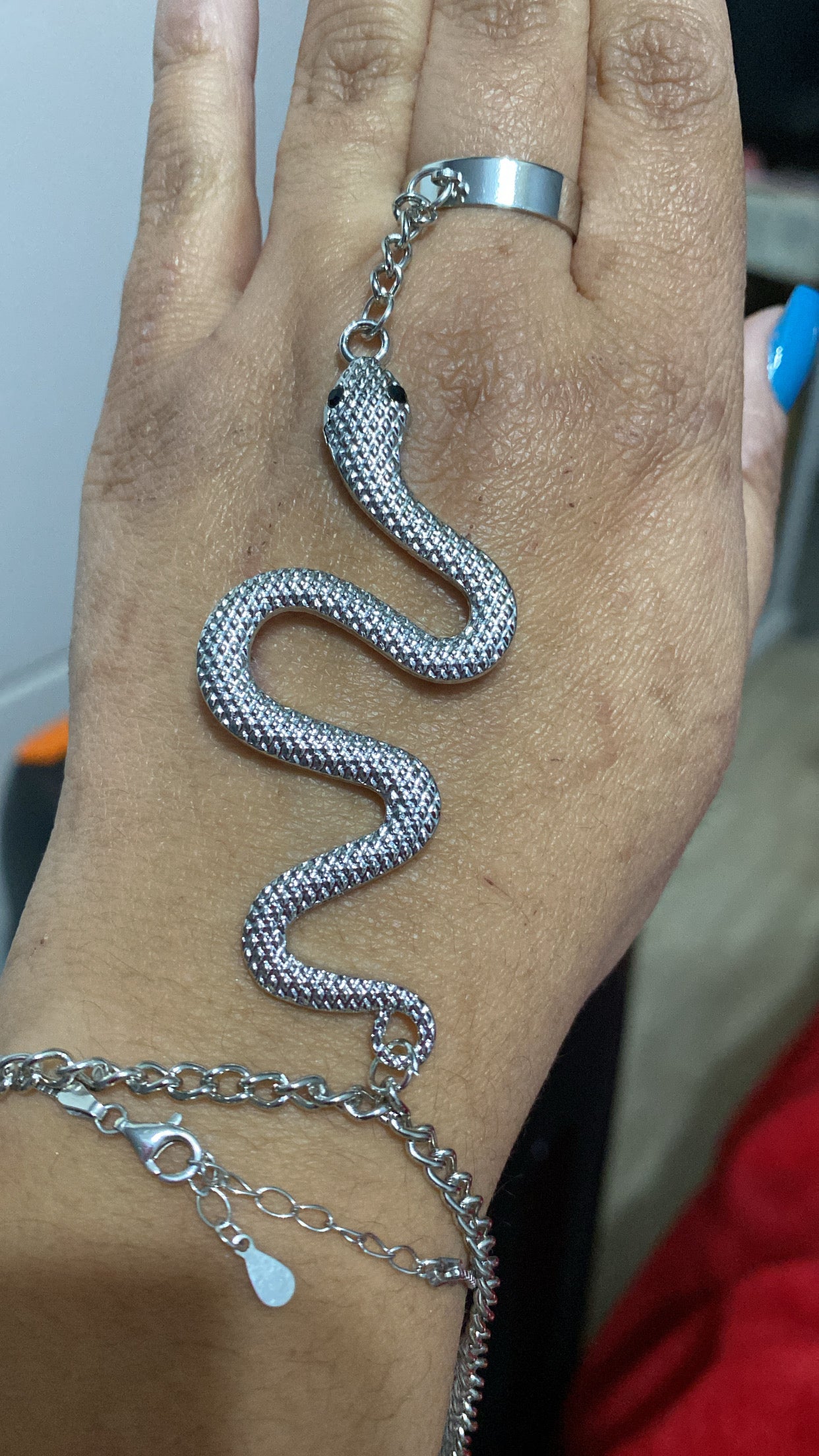 Pulera c/ anillo serpiente