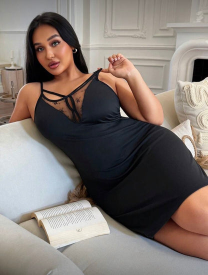 Camisón negro 2XL