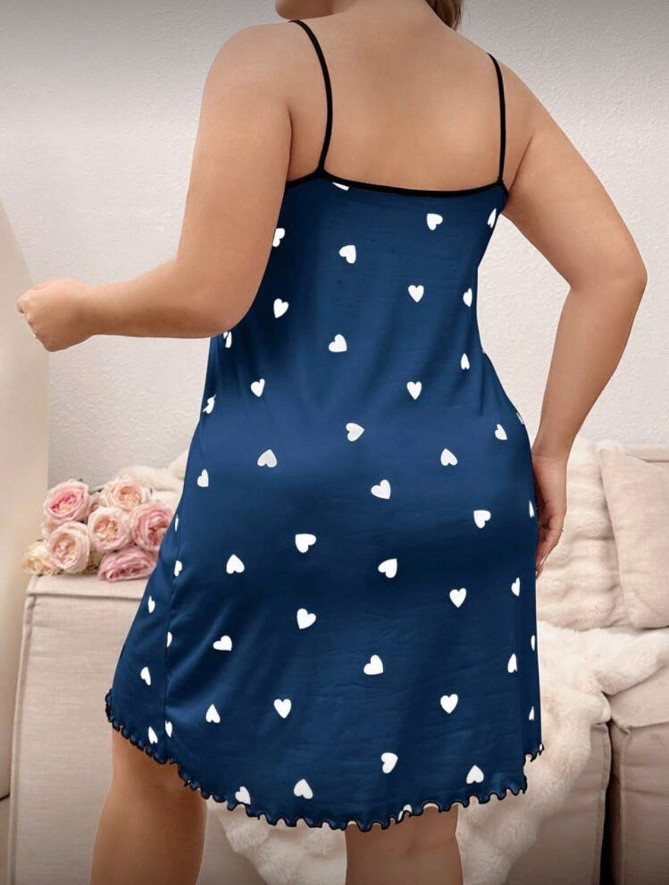 Camisón azul oscuro 5XL