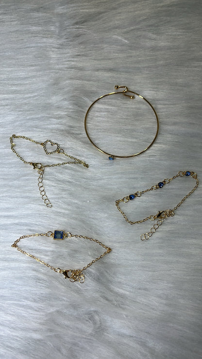 Conjunto de pulseras 4piezas