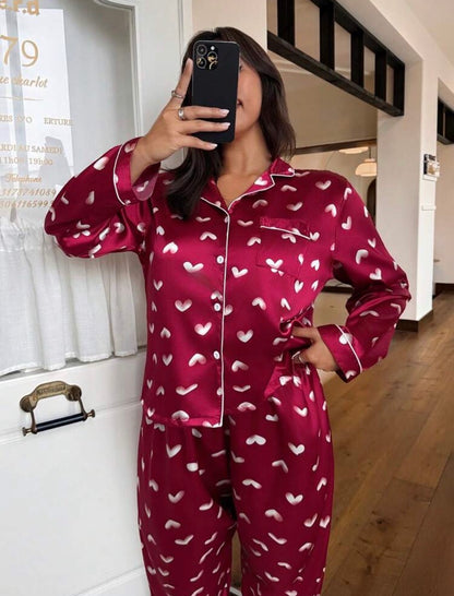 Pijama 4XL satén
