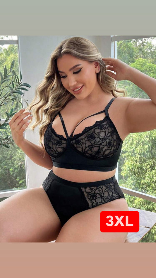 Conjunto negro 3XL