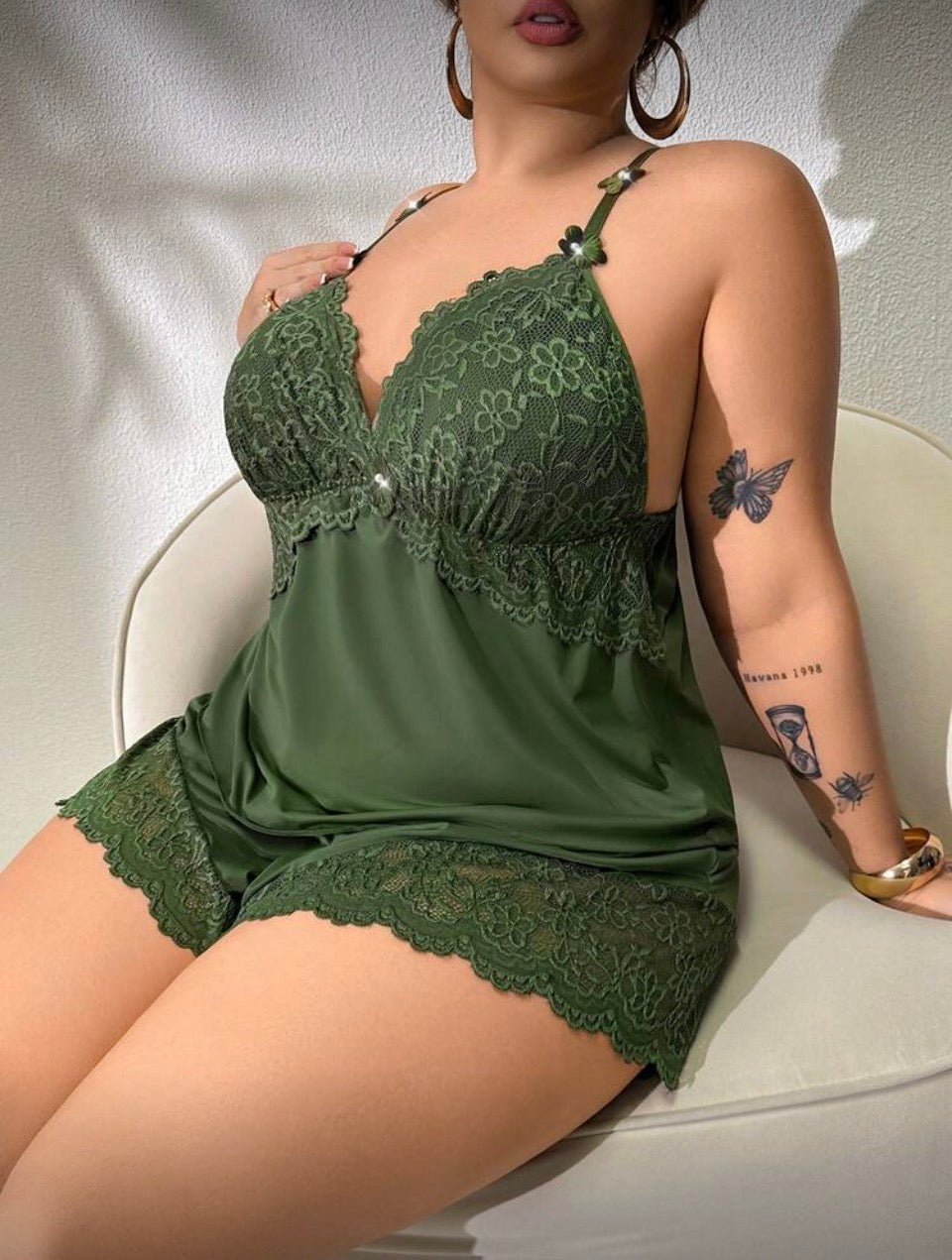 Pijama verde militar 2XL