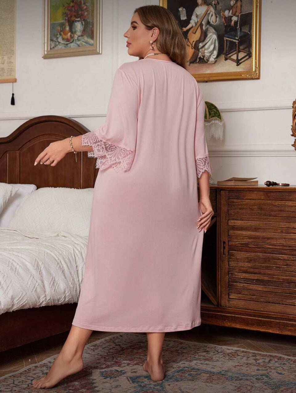 Camisón rosa 5XL
