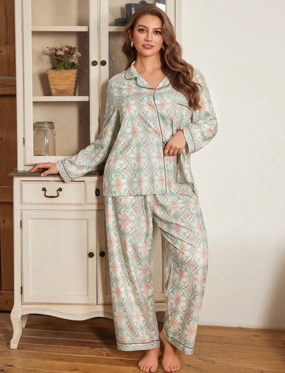 Pijama verde 4XL
