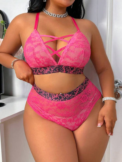 Conjunto fucsia 4XL