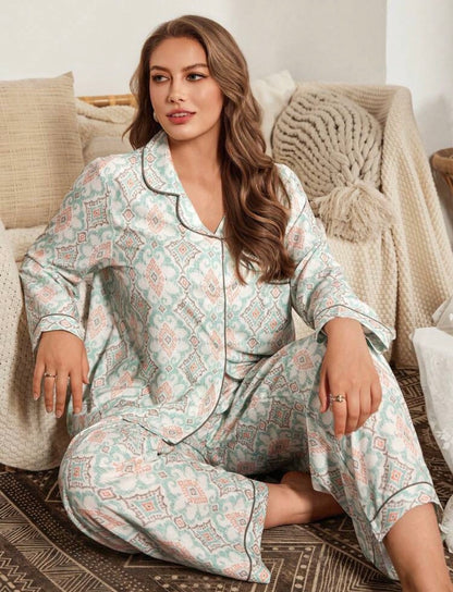 Pijama verde 4XL