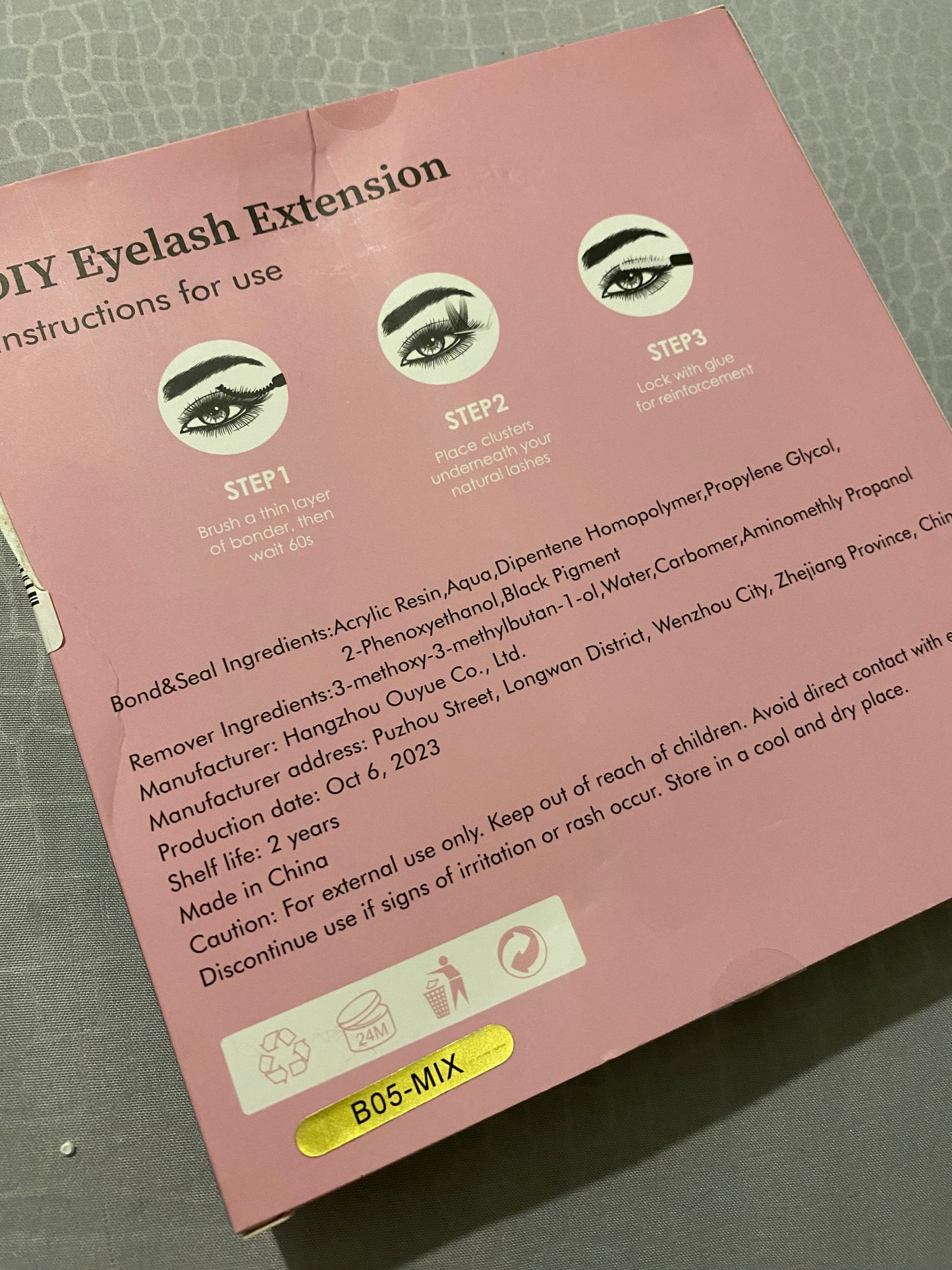 Extensiones de pestañas