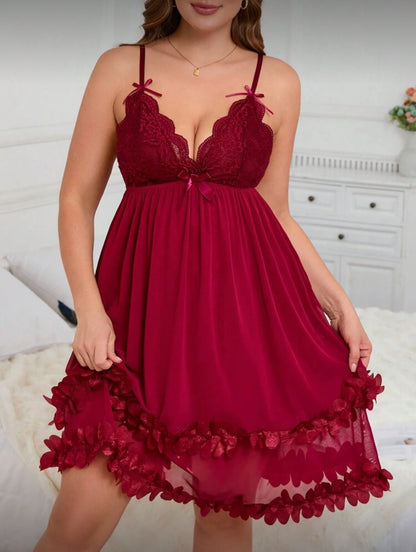 Camisón bordo 3XL