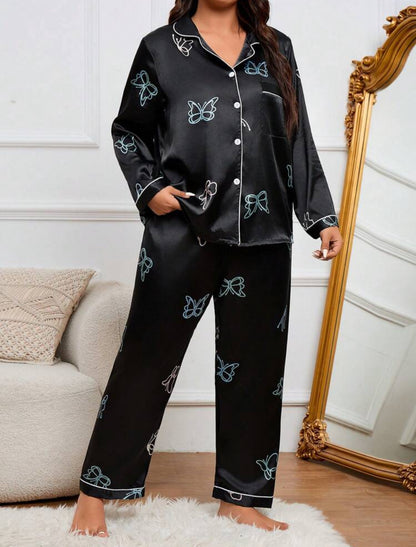 Pijama 3XL satén