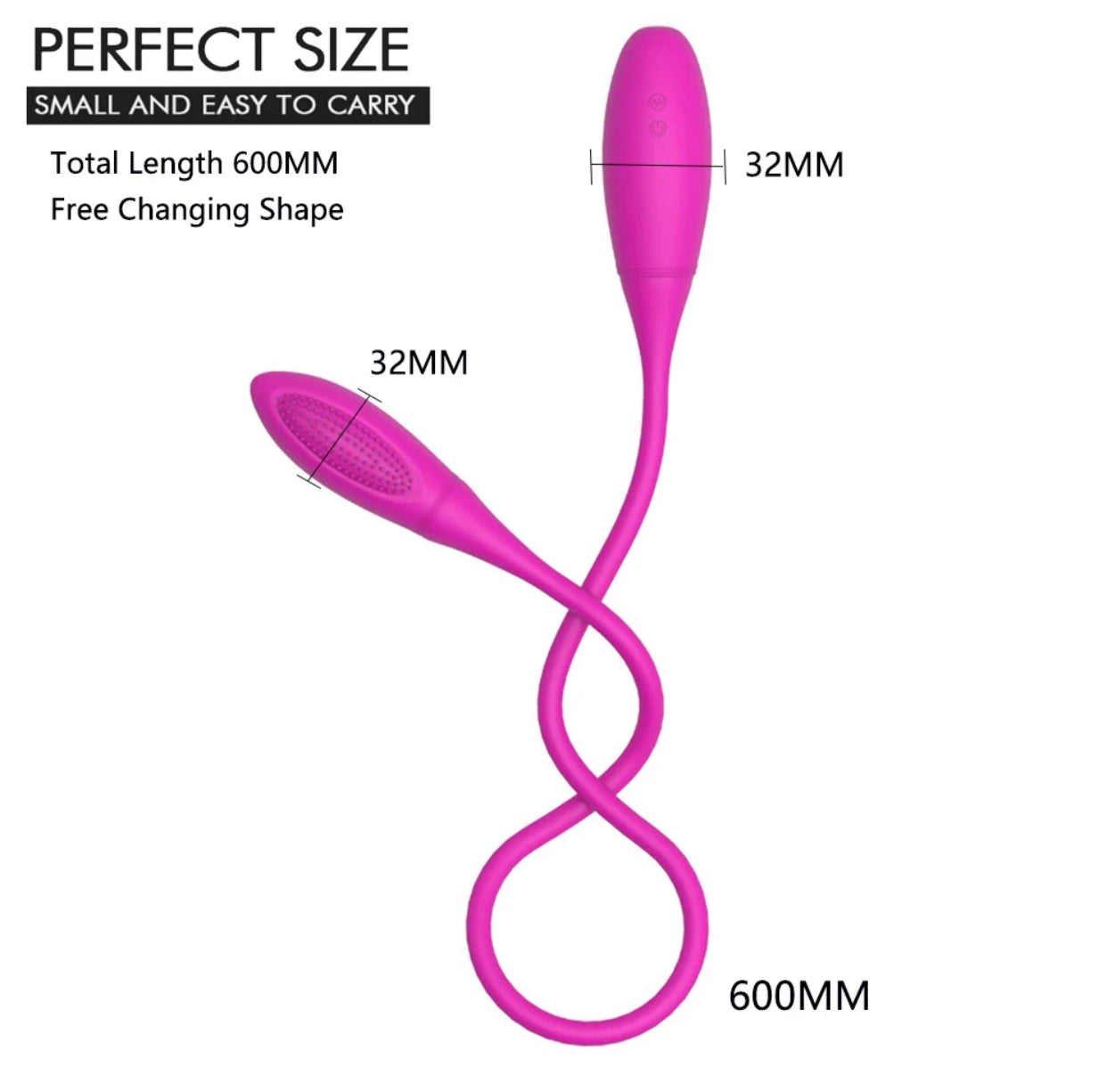 Vibrador doble cabeza