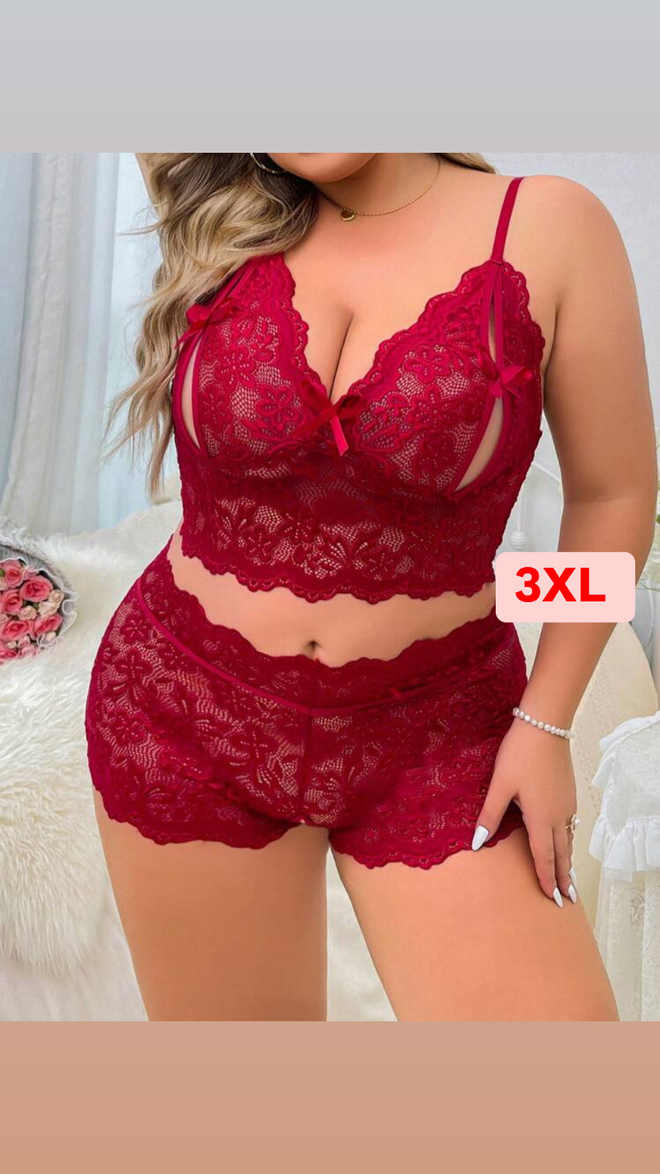Rojo sensual 3XL