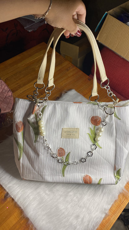 Bolso grande floral