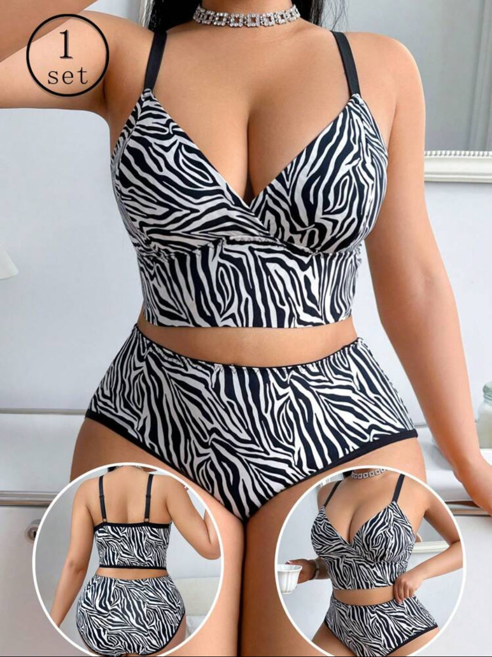 Conjunto animal print cebra 🦓 5XL
