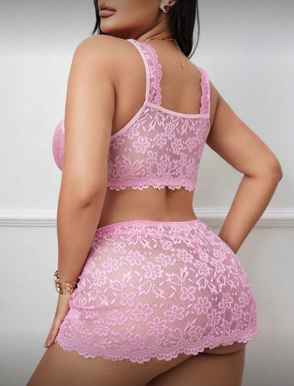 Conjunto rosa 4XL