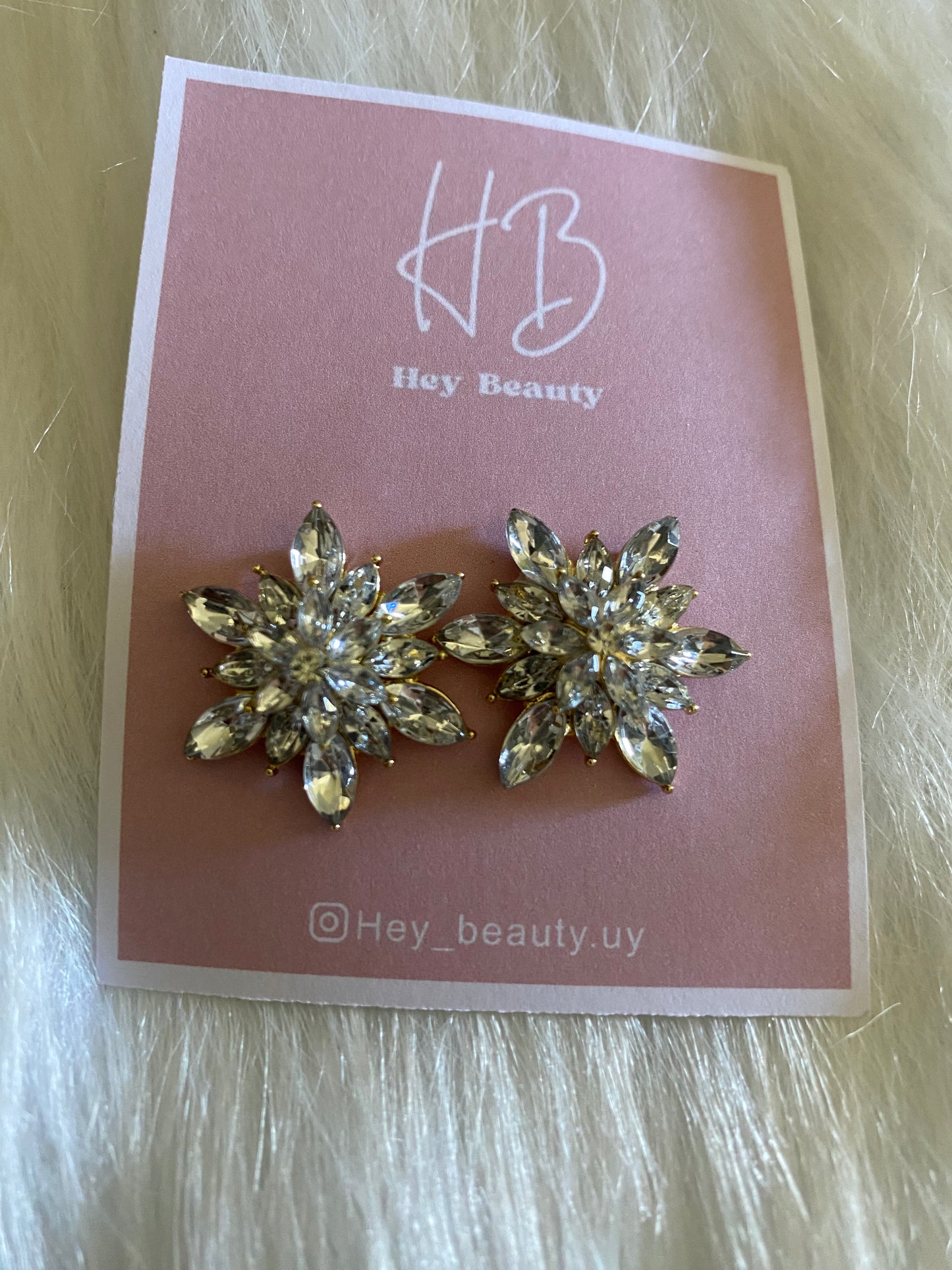 Flor de strass
