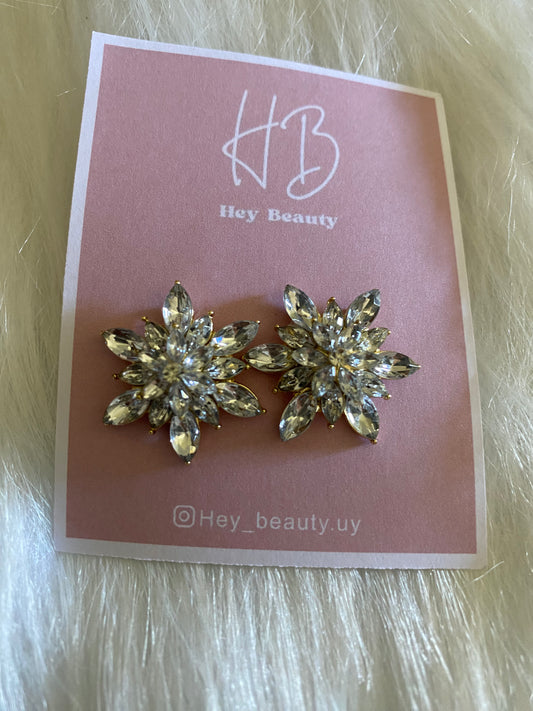 Flor de strass