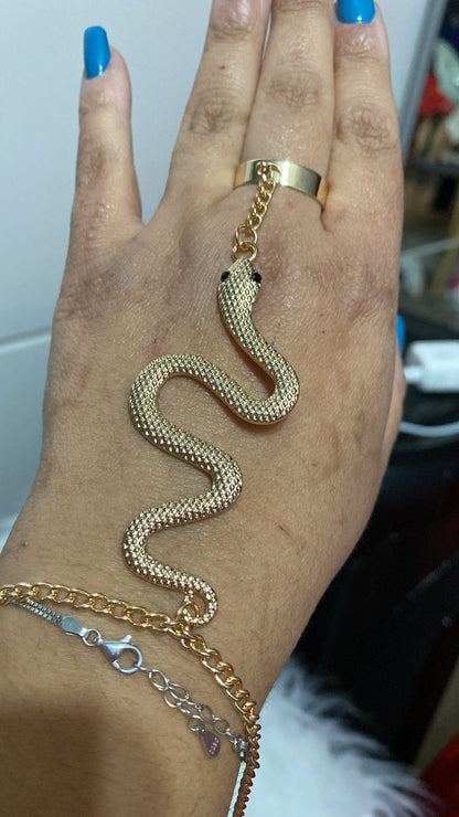 Pulera c/ anillo serpiente