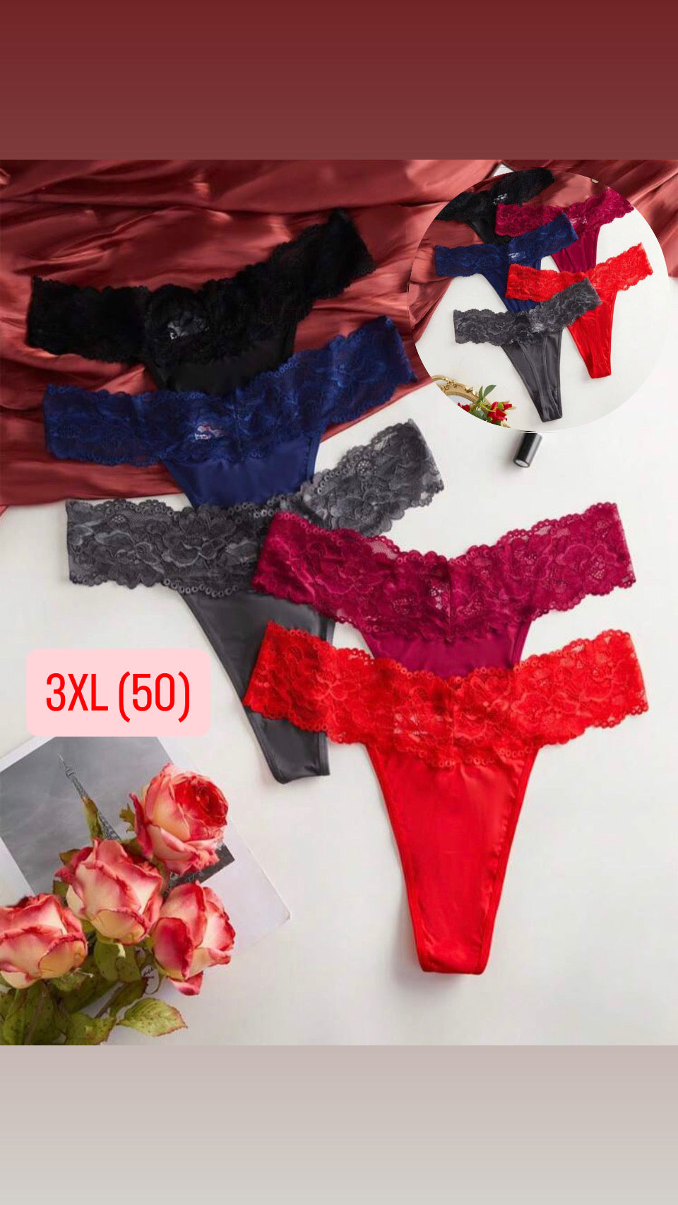 Tangas 3XL licra