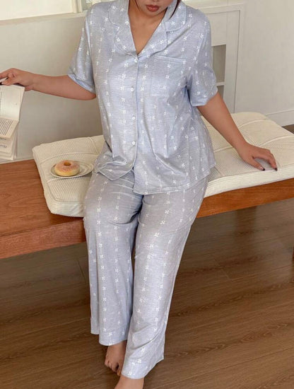 Pijama gris claro 2XL