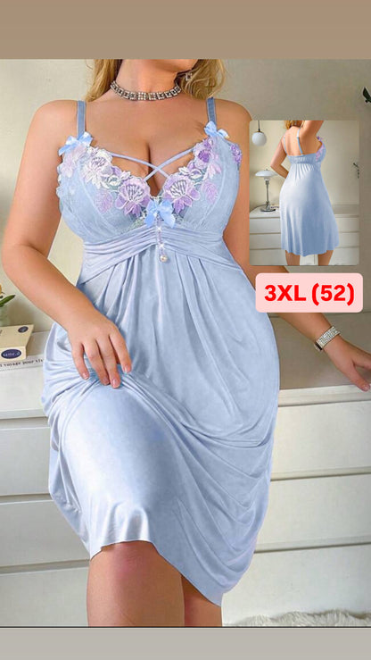 Camisón celeste 3XL